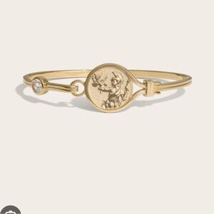 Awe inspired Athena Gold Goddess Cuff Bracelet